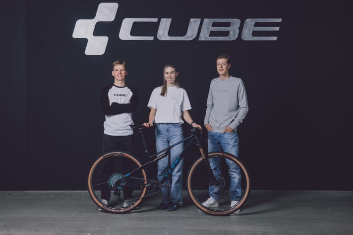 The young triumvirate of Knut Røhme (NOR), Kira Böhm (D) and Finn Treudler (SUI) will form Team Cube Factory Racing XC in 2024.