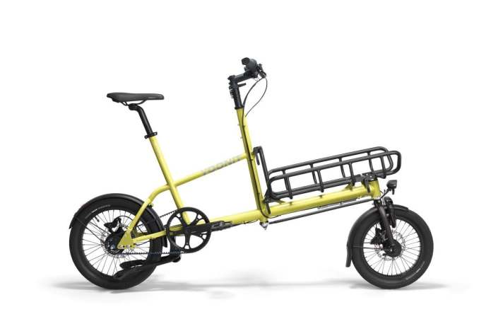 Compact cargo bikes: Yoonit Electric: baker's bike for long baguettes