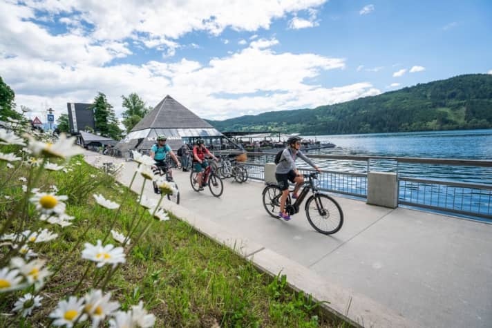 Das Radwegenetz der Region Millstätter See - Bad Kleinkirchheim - Nockberge bietet über 500 Kilometer ausgewiesene Routen für Genuss-Radfahrer.