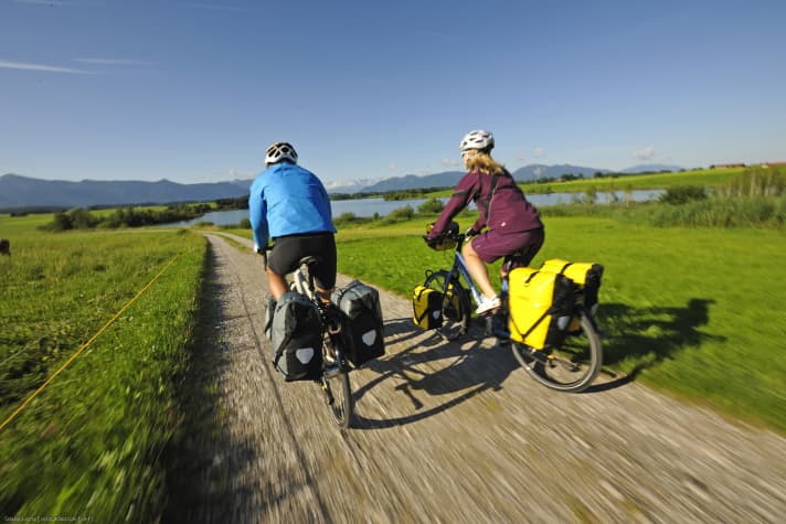 Genau so: Kein Stress, kein Verkehr, kein Gedränge auf der Straße - so würden mehr Menschen auf das Rad umsteigen.