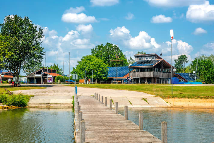 Lohnender Abstecher für einen Badestopp: Altmühlsee bei Gunzenhausen