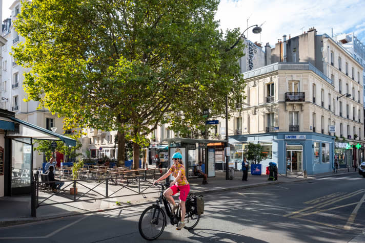 Gemütliches Cruisen durch das Stadtviertel Montparnasse