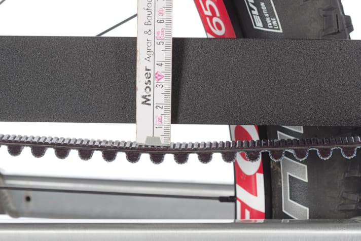 Gates belt clearance
