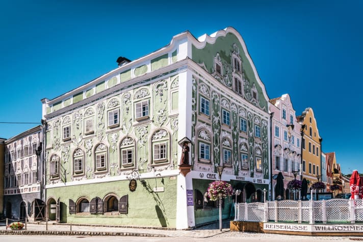 Wie aus einer anderen Zeit: die Altstadt von Obernberg am Inn