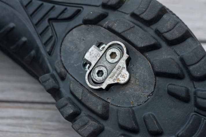 A cleat allows a cyclist to ride more ergonomically and efficiently.