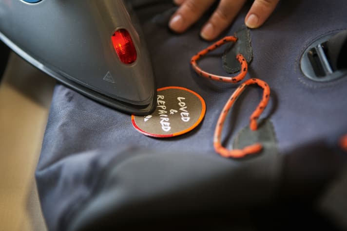 Repair: Self-adhesive patches are also available for panniers. Or you can send the bag to the manufacturer for servicing.