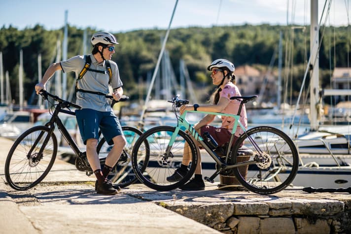Even at prices between 1400 and 1700 euros, the bikes impress with their low weight and practical equipment.