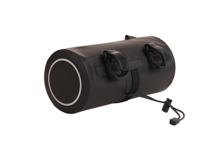 Velcro bike handlebar bag attachment