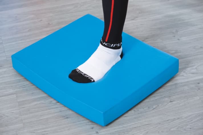 Der Körper muss permanent das Gleichgewicht ausbalancieren