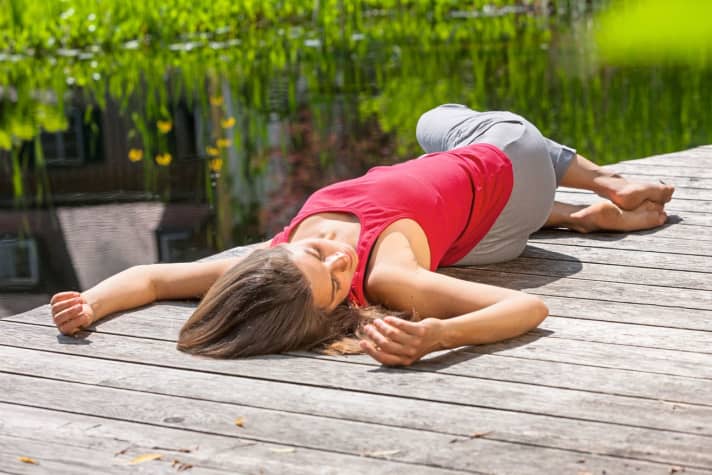 Stretching exercises for cyclists - lower back and pelvis