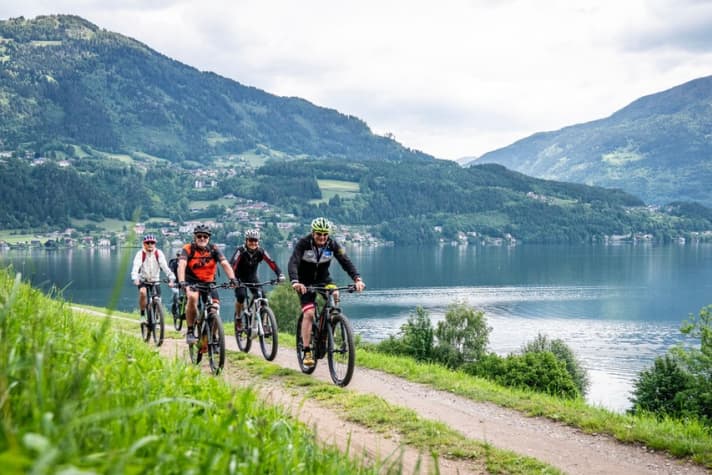 Mit fachkundigen Guides lernen die Teilnehmer das Radwegenetz in der Region Millstätter See - Bad Kleinkirchheim - Nockberge in all seinen Facetten kennen.