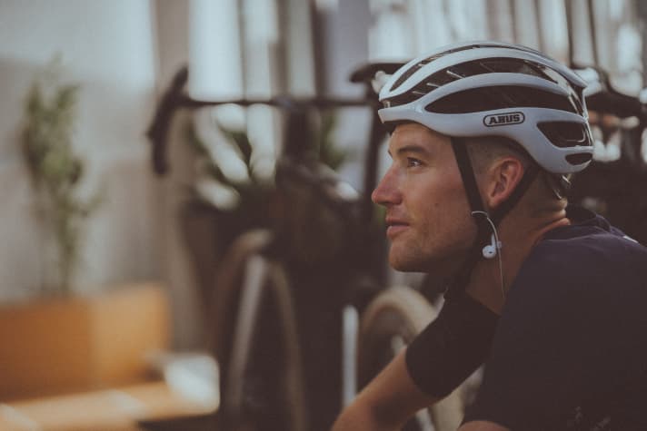 Full focus on the race.