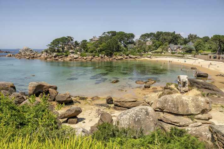 Hinter jeder Ecke liegt ein noch schönerer Strand, hier bei Perros-Guirec