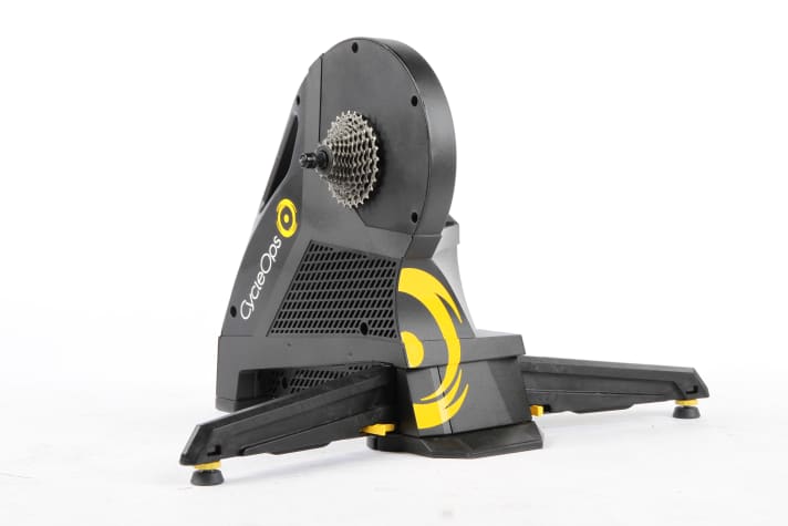 The yellow colour scheme is the only way to distinguish the now outdated Cycelops Hammer from the new Saris H3 model.
