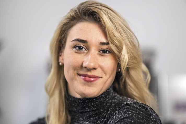 Pauline Grabosch, cycliste sur piste
