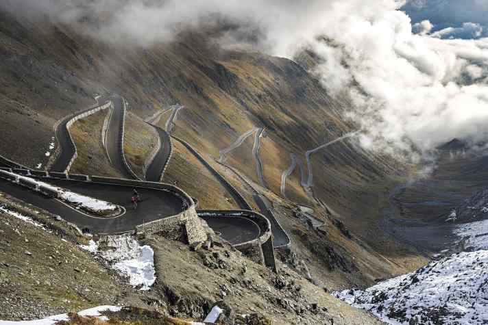 Einsatz der Dropper Post im Marathon.