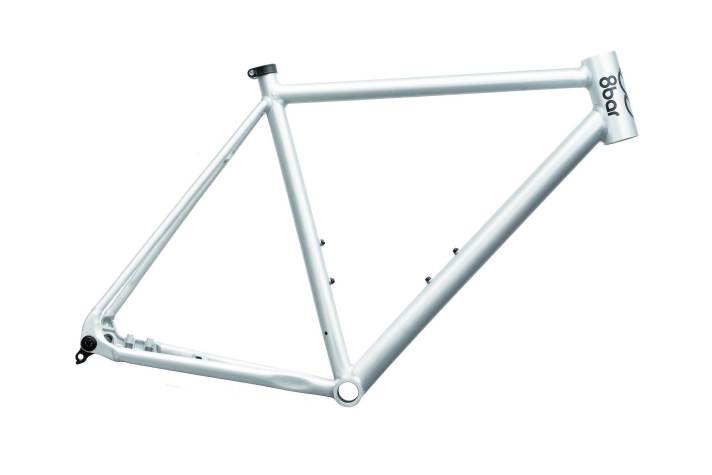 No frills: The "Kronprinz" aluminium frame from 8bar costs 900 euros and can be upgraded to a contemporary racer.