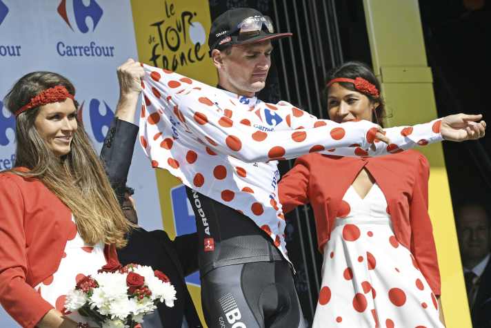 Strong performance: Paul Voß won the mountain jersey at the 2016 Tour - but this did not cement his position in the team.