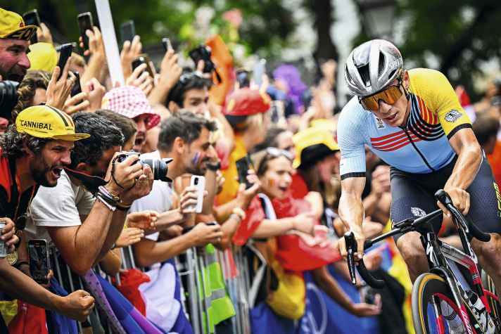 Confident: strength, class, willpower: double Olympic champion Remco Evenepoel