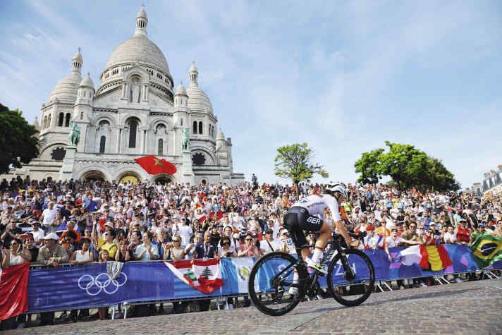 Cycling festival at the 2024 Olympics: Liane Lippert was among the leaders for a long time, but had to pull away