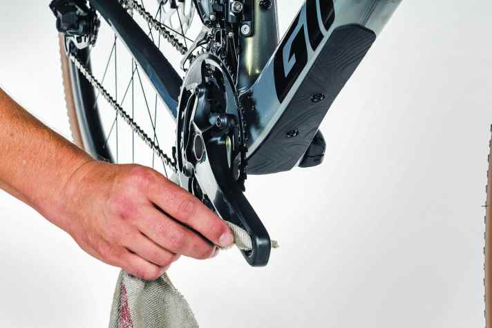 If it still cracks, unscrew the pedals, clean and grease the threads.