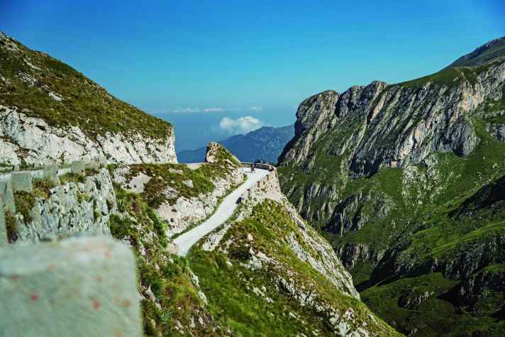 Iconic: the Strada del Sale - or Ligurian border ridge road - runs through fascinating landscapes.