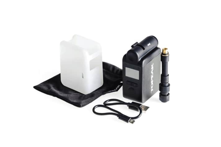 Small compressor
Topeak E-Booster Digital