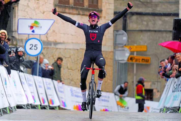 Un gagnant qui s'est fait tout seul : Florian Stork a jubilé au début de l'année en remportant sa première victoire professionnelle.