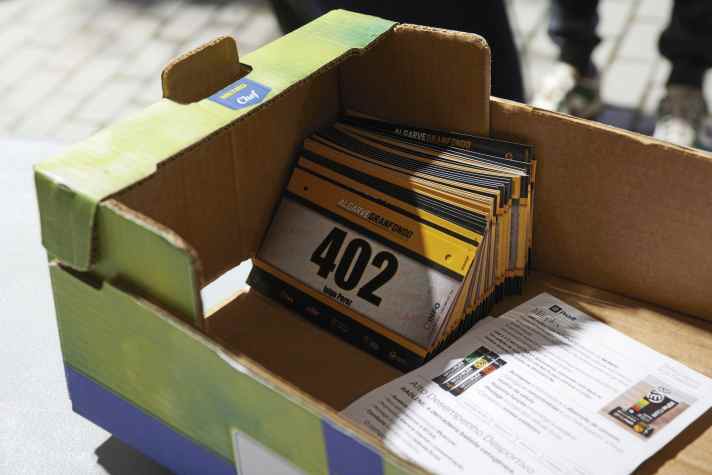 The starting numbers are already ready