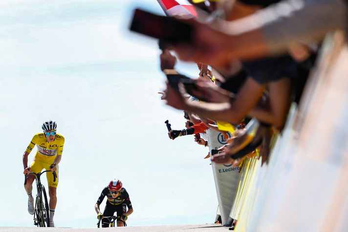 Es gab das erwartete Duell bei der Tour de France: Pogačar vs. Vingegaard