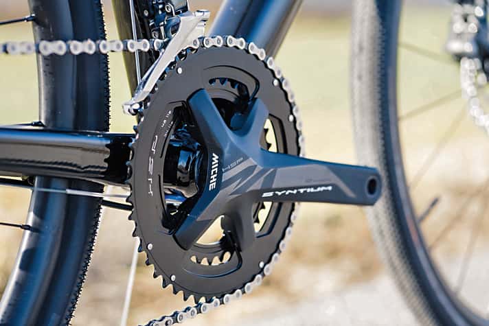 Unusual - The Miche crank is a trick to comply with the gear ratio restriction in children's races