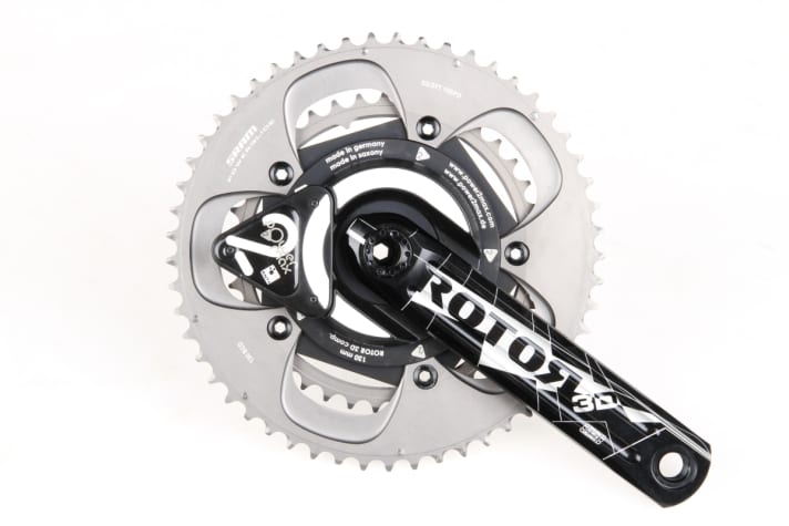   Power2max offers two series in conjunction with different cranks (sensors from €590)
