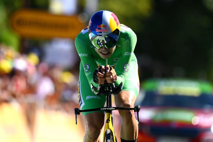 Wout van Aert stellte auch im Einzelzeitfahren seine Klasse unter Beweis