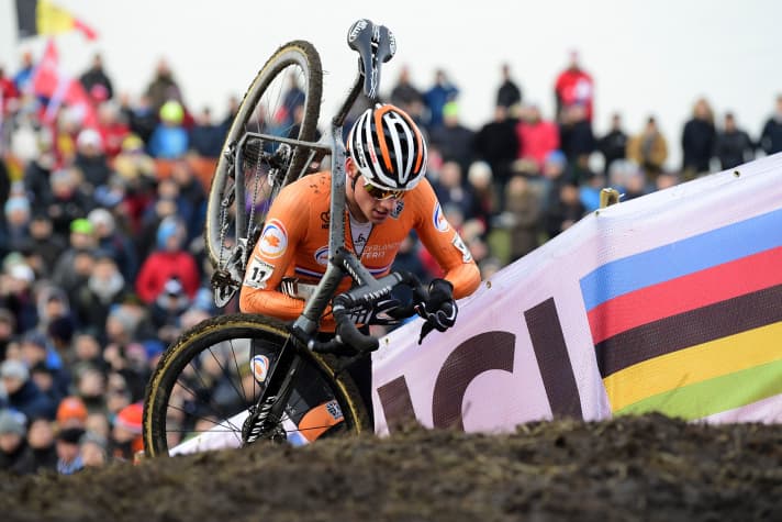 With five cyclocross world championship titles to his name, Mathieu van der Poel is just two wins away from equalling Erik De Vlaeminck's record.