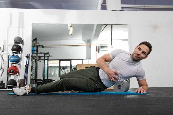 Faszienrollen können bei der Regeneration helfen