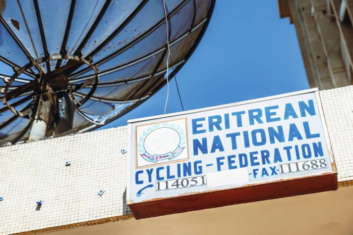 Gateway to the world: The headquarters of the cycling federation in Asmara
