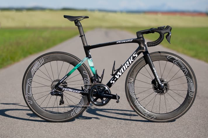   Vélo professionnel : C'est sur ce Tarmac SL7 que Pascal Ackermann s'est illustré pour la dernière fois fin juillet en Roumanie, lors du Sibiu Cycling Tour. 