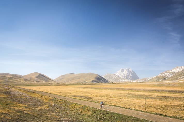 Hoch in den herbstlichen Abruzzen