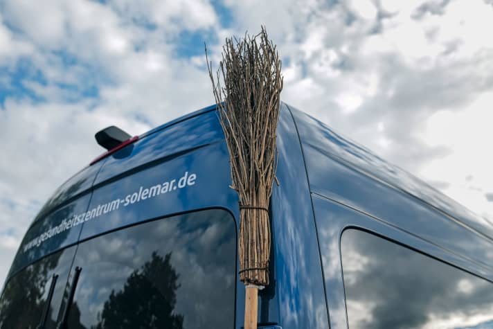 Der Besenwagen war am Samstag vollbesetzt
