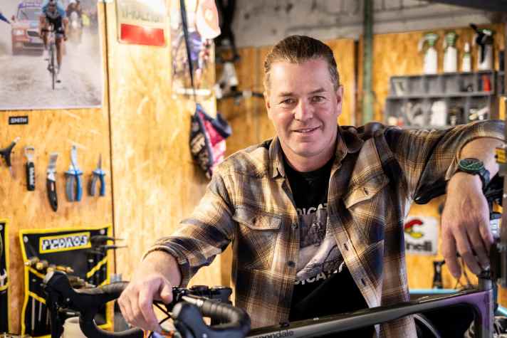 Gebietskenner und Gravelbiker Thomas Schneider vom Radhotel Tannenhof