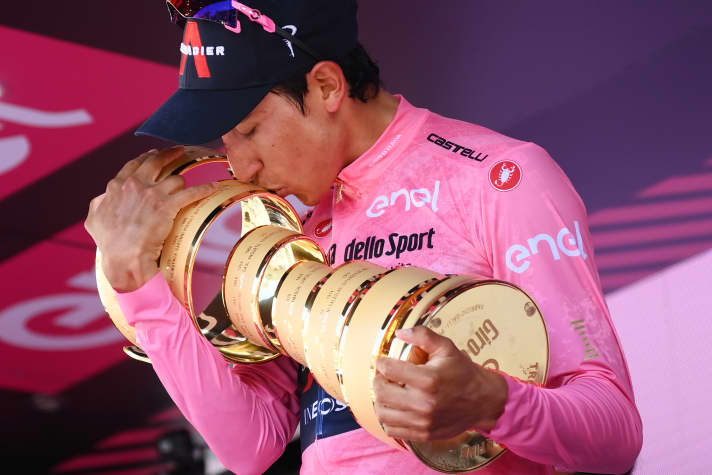 En 2021, Egan Bernal a déjà fêté son retour en remportant le Giro d'Italia