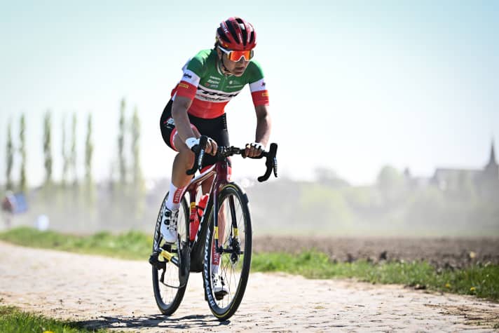 Meisterin des Kopfsteinpflasters: 2022 gewann Elisa Longo Borghini Paris-Roubaix