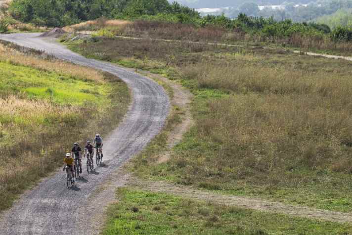 Gravel-Race sur le site historique de la mine de charbon Ewald