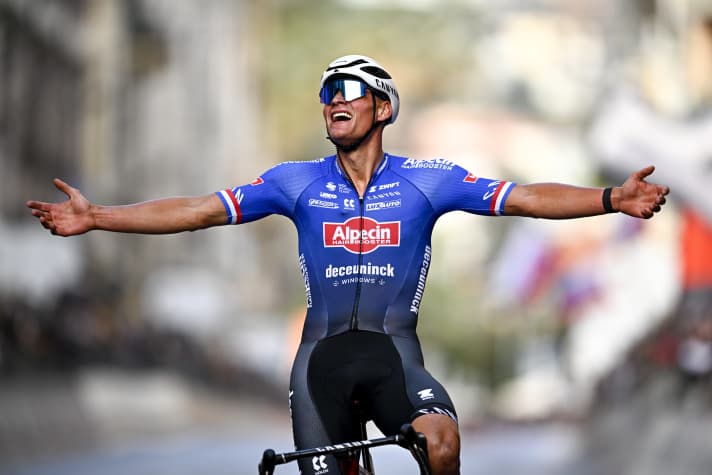 2023 solo winner at Milan-San Remo: Mathieu van der Poel