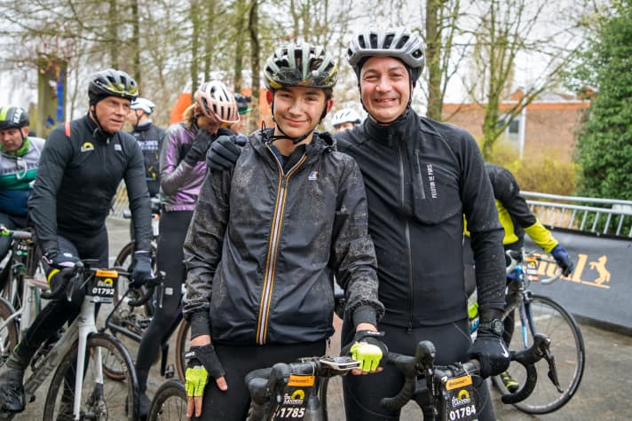 Auch Premierminister Alexander De Croo und Sohn Tobias starten beim Jedermann-Rennen