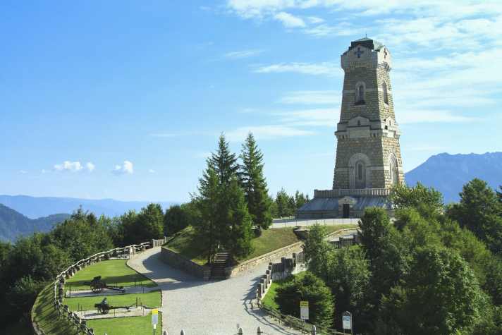 Ossario del Pasubio, memorial to the victims of the war at Passo delle Fugazze