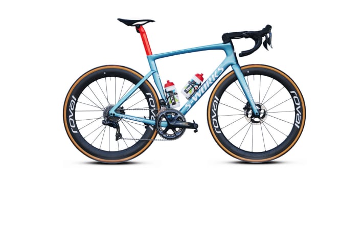 Le vélo de l'équipe TotalEneriges est fourni par Specialized.