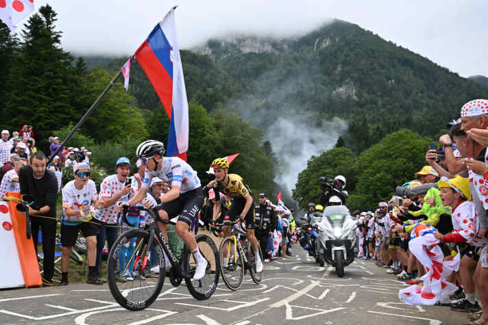 Great scenery: The Tour de France in the Pyrenees
