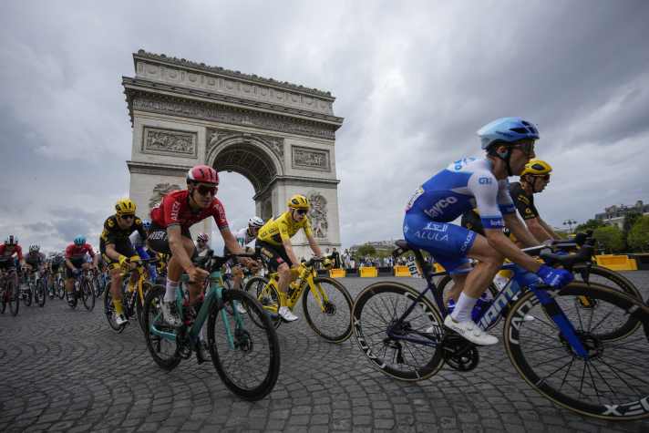 The Tour de France in Paris