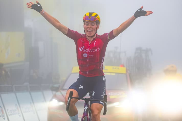 Mit ihrem Triumph auf dem Col du Tourmalet legte Demi Vollering den Grundstein für den Gesamtsieg bei der Tour de France Femmes 2023